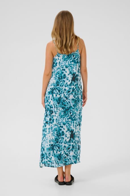Kleid Regular fit Teal Leopard Print teal - Image 3