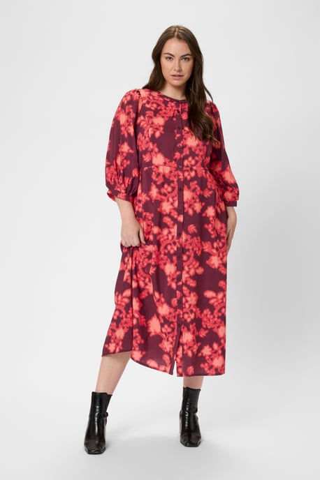 Kleid Regular fit Red Tone Graphic Print - Image 3
