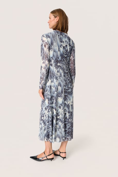 Jerseykleid A-shape Dark Navy Landscape Print multicolour - Image 2
