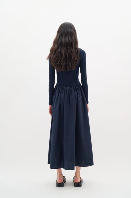 Kleid Slim fit Marine Blue - Image 5