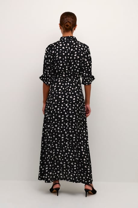 Kleid Regular fit Black/White Abstract Print black offwhite - Image 2