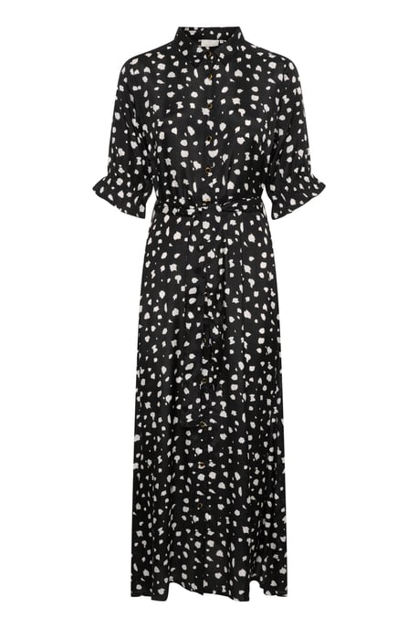 Kleid Regular fit Black/White Abstract Print black offwhite - Image 3