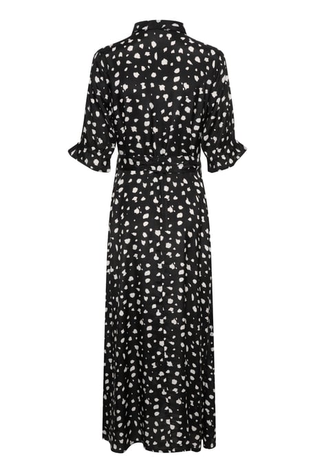 Kleid Regular fit Black/White Abstract Print black offwhite - Image 4