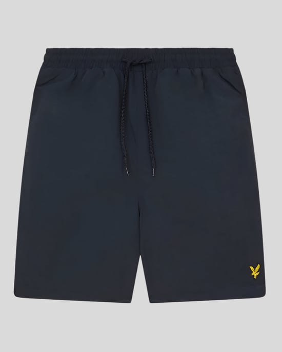 Lyle & Scott Plain Badeshorts - Dunkelmarineblau - Image 1