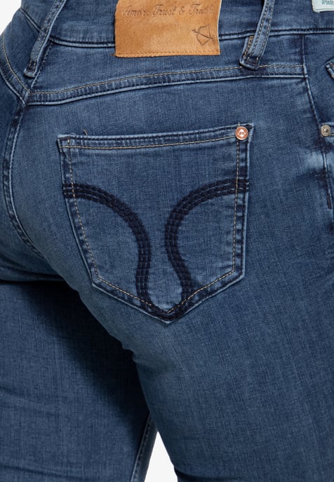 Amor, Truth & Trust Damen 5-Pocket Jeans Stella stone - Image 3