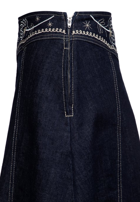Queen Kerosin Damen Western Swingrock Denim - Image 5