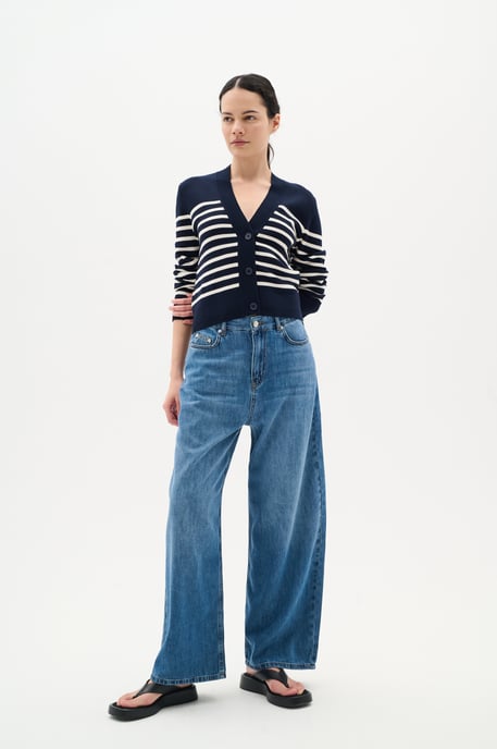 Jeans Boyfriend fit Washed Denim blue - Image 2