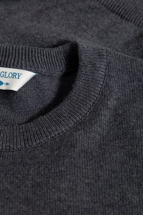 Way of Glory Herren WAY OF GLORY Herren Pullover mit Rundhals-Ausschnitt anthrazit - Image 5
