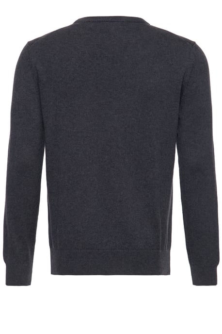 Way of Glory Herren WAY OF GLORY Herren Pullover mit V-Ausschnitt anthrazit - Image 2