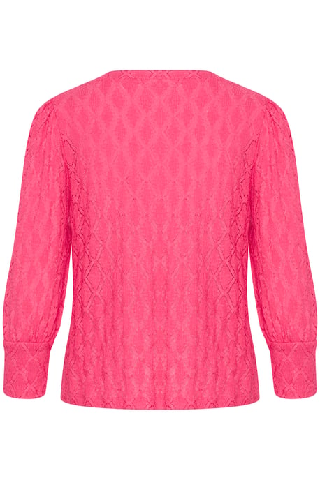 Langarm-Bluse Regular fit Raspberry pink - Image 5