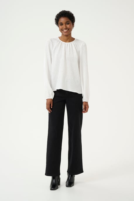 Langarm-Bluse Regular fit Chalk CC - Image 1