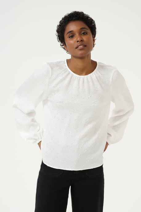 Langarm-Bluse Regular fit Chalk CC - Image 2