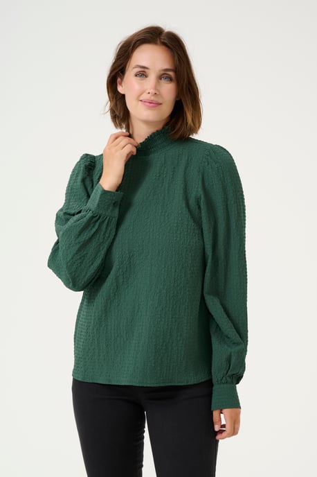 Langarm-Bluse Regular fit Garden Topiary green - Image 3