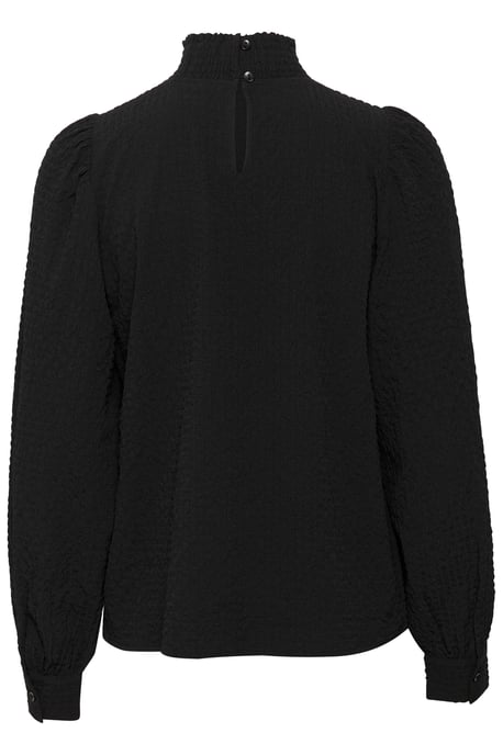 Langarm-Bluse Regular fit Black Deep - Image 5