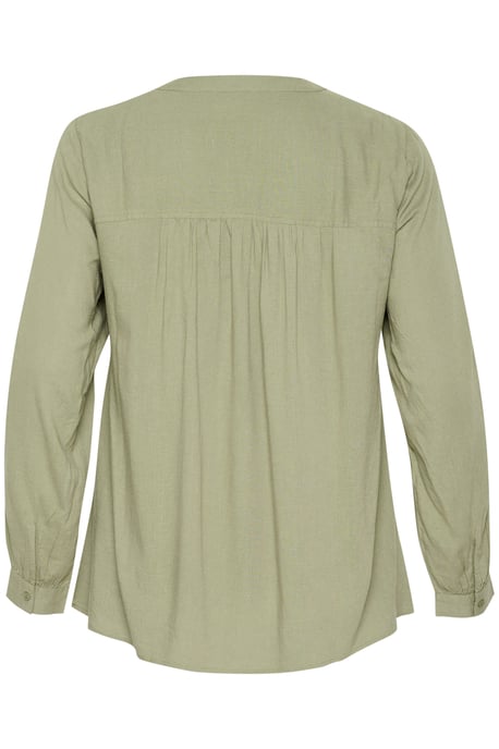 Langarm-Bluse Regular fit Oil Green - Image 5