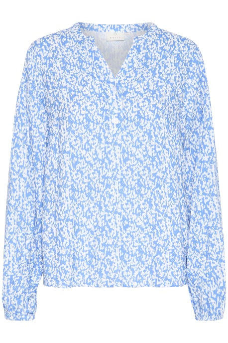 Langarm-Bluse Loose fit Blue/Chalk Graphic Print blue white - Image 4