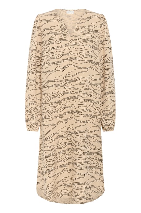 Langarm-Bluse Regular fit Nomad w. Black Deep graphic beige - Image 4