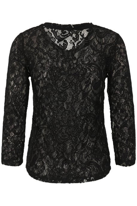 Langarm-Bluse Regular fit Black - Image 5