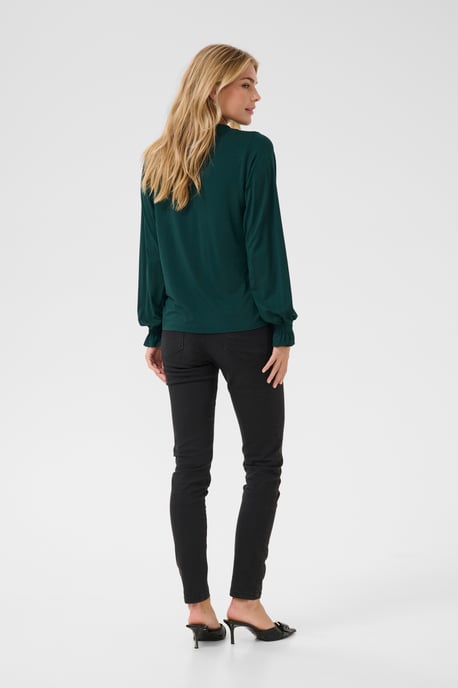Langarm-Bluse Regular fit Ponderosa Pine dark green - Image 2