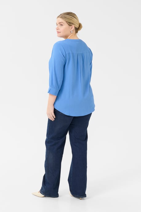 Langarm-Bluse Regular fit Ebb and Flow blue - Image 2