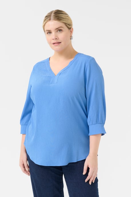 Langarm-Bluse Regular fit Ebb and Flow blue - Image 3