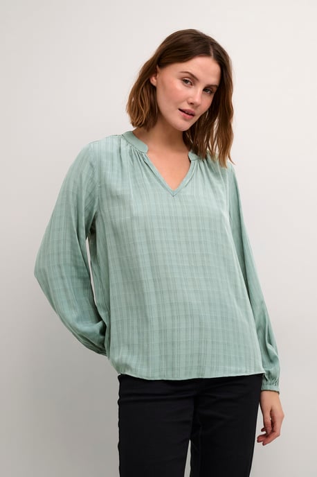Langarm-Bluse A-shape BalsamGreen C. green - Image 2