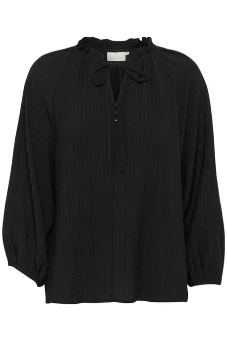 Langarm-Bluse Loose fit Black - Image 4