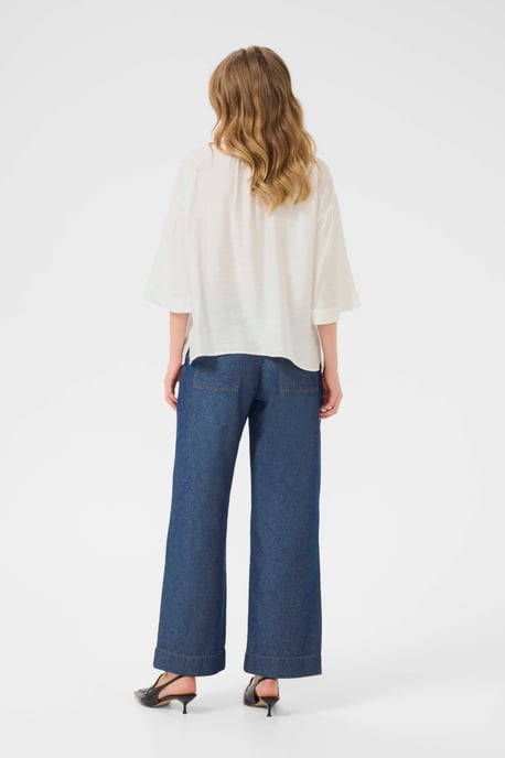 Langarm-Bluse Loose fit Chalk - Image 2