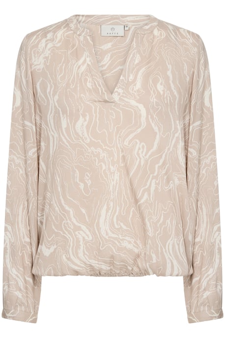 Langarm-Bluse Regular fit Feather Gray,Chalk Print grey white - Image 4