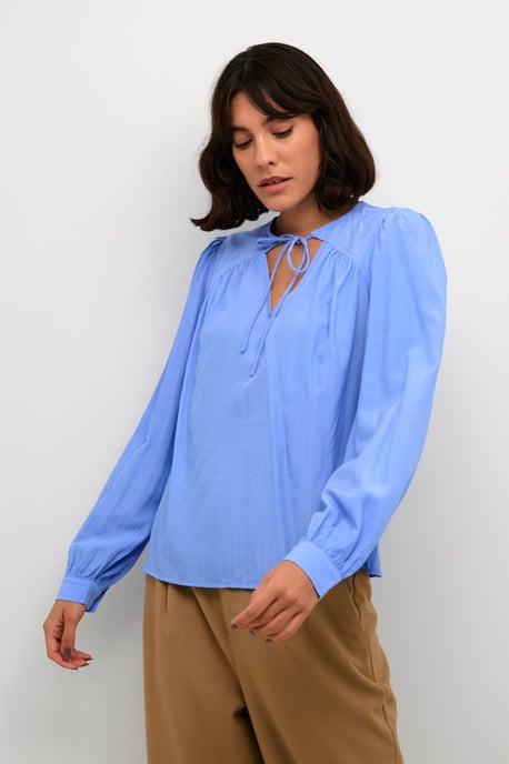 Langarm-Bluse Regular fit Vista Blue - Image 2