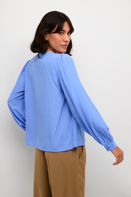 Langarm-Bluse Regular fit Vista Blue - Image 3