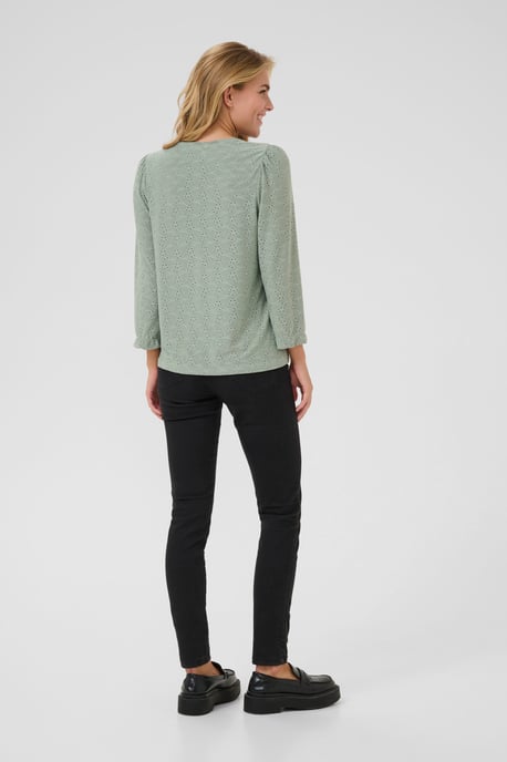 Langarm-Bluse Regular fit Lily Pad CC light green - Image 2