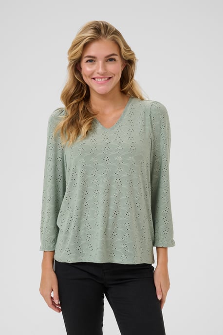 Langarm-Bluse Regular fit Lily Pad CC light green - Image 3
