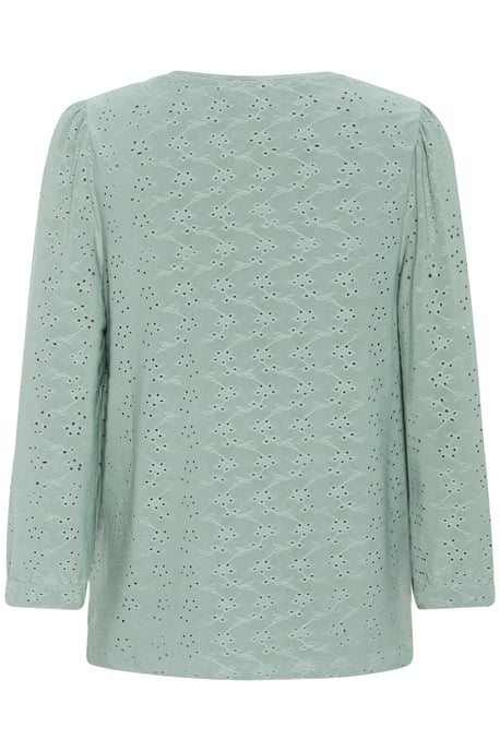 Langarm-Bluse Regular fit Lily Pad CC light green - Image 5