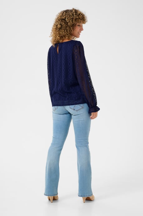 Langarm-Bluse Regular fit Ocean Cavern dark blue - Image 2