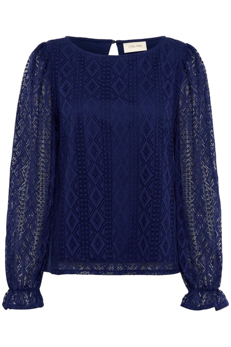 Langarm-Bluse Regular fit Ocean Cavern dark blue - Image 4