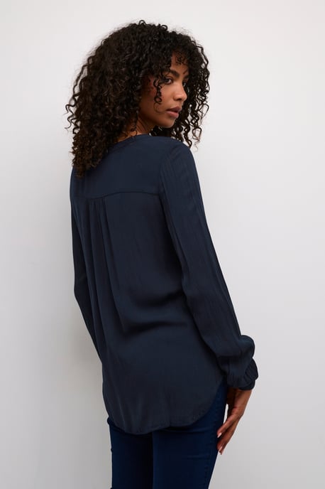 Langarm-Bluse Regular fit Midnight Marine - Image 3