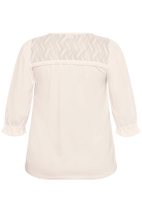 Langarm-Bluse Regular fit Chalk white - Image 5