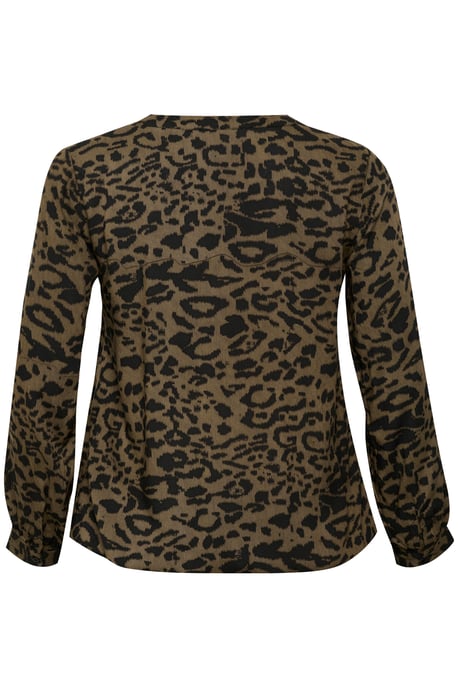 Langarm-Bluse Regular fit Major Brown_Black Leopard - Image 5