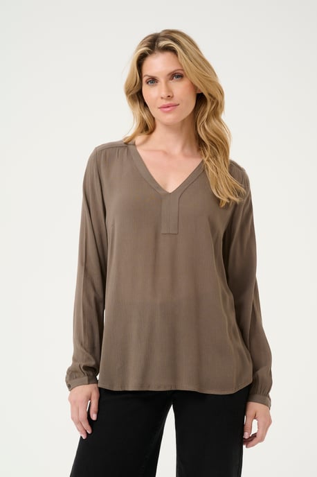 Langarm-Bluse Regular fit Major Brown - Image 2
