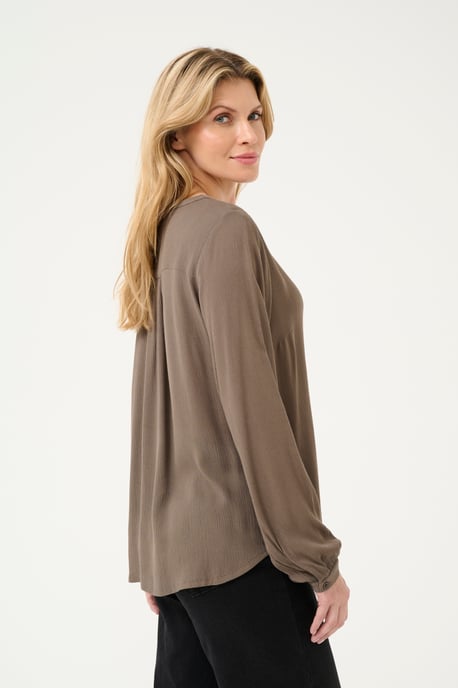 Langarm-Bluse Regular fit Major Brown - Image 3
