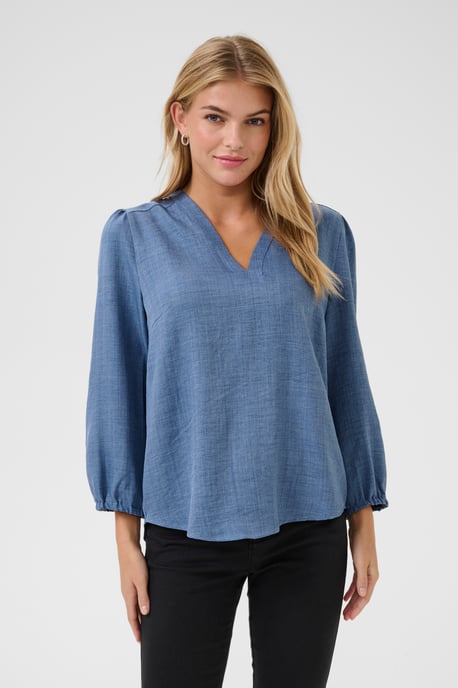 Langarm-Bluse Regular fit Coronet Blue C. blue - Image 3