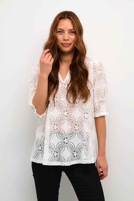 Langarm-Bluse Relaxed fit Spring Gardenia - Image 3