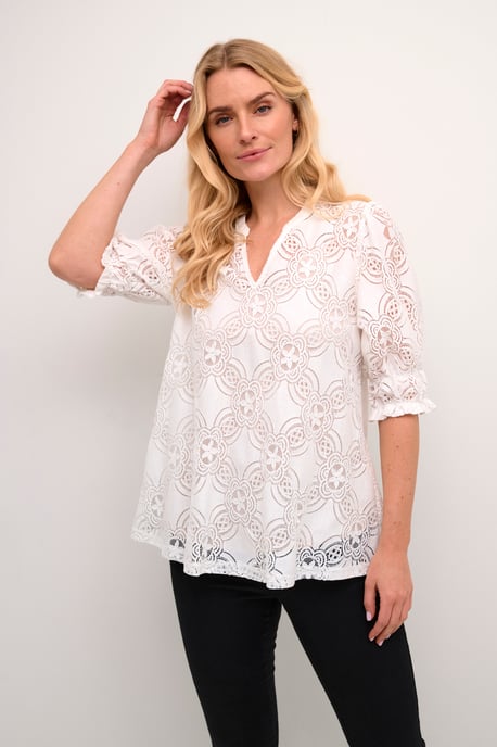 Langarm-Bluse Relaxed fit Spring Gardenia - Image 4