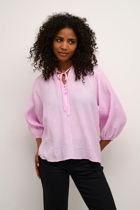 Langarm-Bluse Loose fit Lilac Snow purple - Image 2