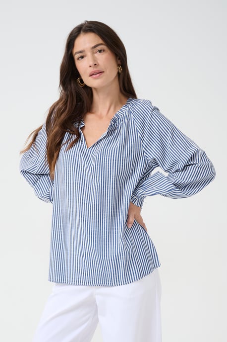 Langarm-Bluse Regular fit Blue Milkboy - Image 3