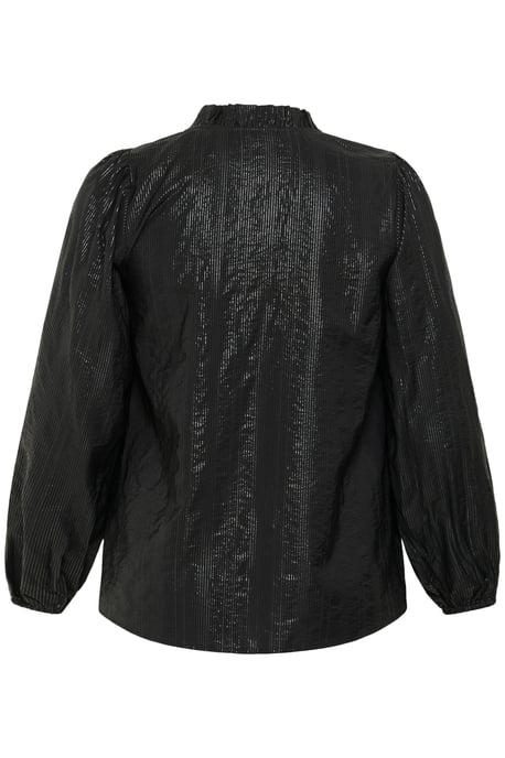 Langarm-Bluse Regular fit Black - Image 5