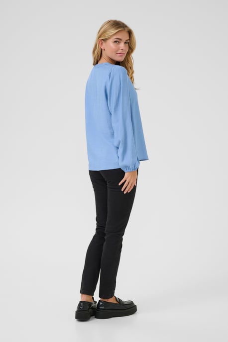 Langarm-Bluse Regular fit Silver Lake Blue CC blue - Image 2
