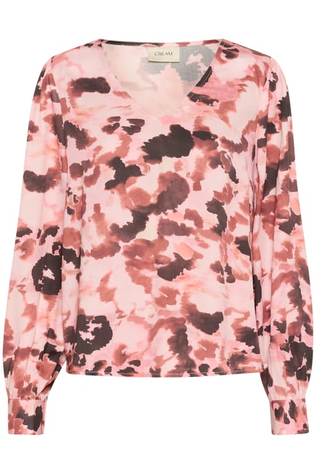 Langarm-Bluse Regular fit Blurred Rose - Image 4