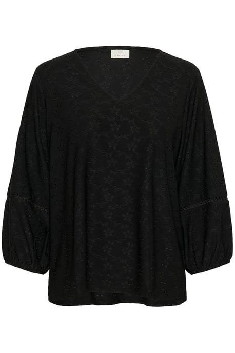 Langarm-Bluse Regular fit Black Deep CC. black - Image 4